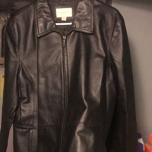 Men's leather sports coat